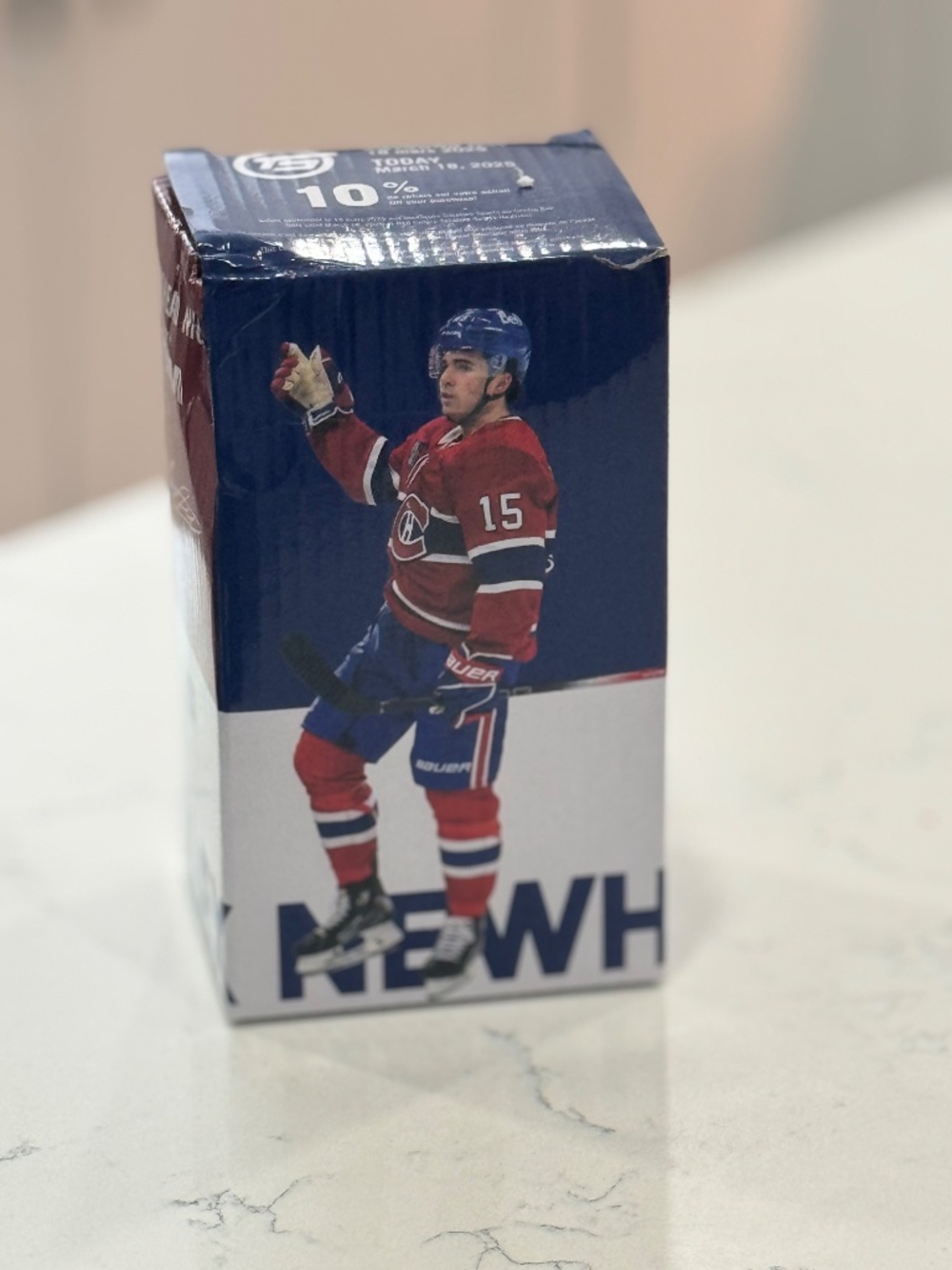 Montreal Canadiens - Alex Newhood Bobblehead, Memorabilia, Perfect for Fans - Picture 5 of 7